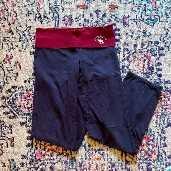 Abercrombie & Fitch Pants & Jumpsuits Vintage Y2k Navy Burgundy